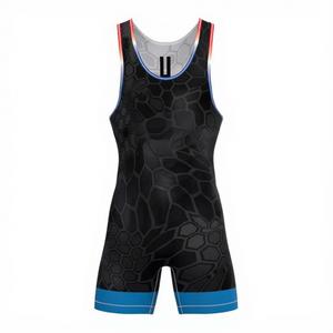 Maillot de lutte professionnel pour hommes Léger Respirant Stretch Fit Sportswear Compétition d'entraînement Tournois Jeunes Adultes - Product Image 6