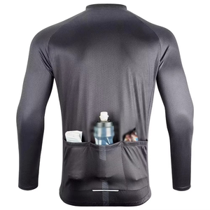 Maillot de cyclisme personnalisé haut de gamme pour homme, fermeture éclair intégrale, respirant, tissu 100 % nylon, vêtements de cyclisme fabriqués au Pakistan, OEM ODM - Product Image 3