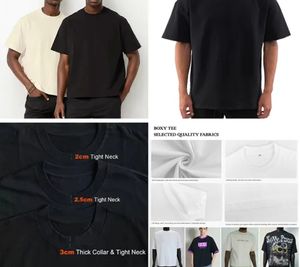 T-shirt homme streetwear de haute qualité, 100% coton, design personnalisé, imprimé, coupe ample, épaules tombantes. - Product Image 4