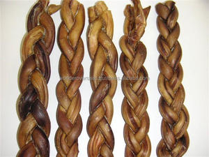 Superventas: Pizzle de Intestino Natural Trenzado para Perros, Masticable Saludable para Mascotas, Material de Carne - Product Image 4