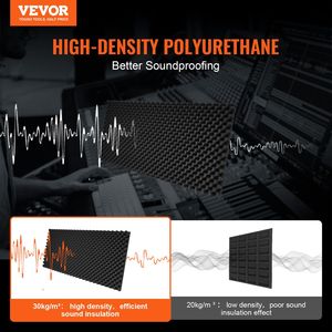 Set di 2 Pannelli Acustici a Forma di Uovo 48 X 24 X 2 Pollici, Pannelli Fonoassorbenti Ignifughi per Pareti, Efficace Smorzatore Acustico - Product Image 2