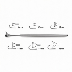 Sambrialmed International Rétracteur de veine Cushing 10,0 mm de large 8'' (20,0 cm de long) Ensemble d'instruments manuels certifié CE Martensitique - Product Image 6