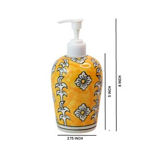 Multipurpose Ceramic Soap <b>Dispenser</b> 500ml for Bathroom Kitchen Liquid Soap Lotion Sanitizer <b>Pump</b> <b>Bottle</b> - Product Image 6