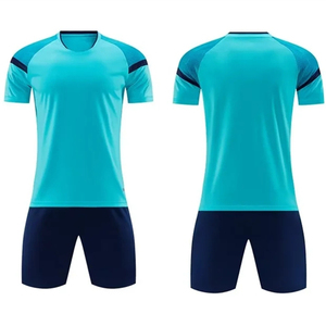 Nouveaux maillots de football d'équipe, logo personnalisé, nom du sponsor, 100% fibre de polyester, séchage rapide, uniforme de football pour garçon - Product Image 2