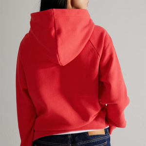 <b>Top</b> Quality <b>Raglan</b> Sleeve Hoodies For Ladies Orange Color Pullover Streetwear Plus Size Women's Hoodies Sweatshirt - Product Image 3