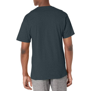 Camiseta de hombre lisa teñida, venta directa de fábrica, 100% algodón, cómoda, de corte holgado, con estampado personalizado, para uso diario. - Product Image 2