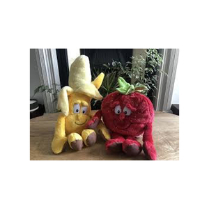 Juguetes de peluche suaves con forma de frutas, juguete de peluche de plátano unisex, juguete de peluche de fresa, juguete de peluche de maíz, juguetes de peluche de frutas para niños - Product Image 3