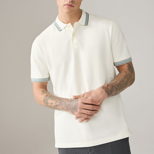Camisetas Polo de Manga Corta para Hombre, de Algodón Casual, Color Sólido, Ligeras, Estilo Urbano, Más Vendidas - Product Image 1