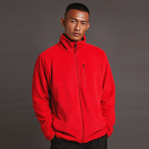 Veste polaire noire pour homme, col montant, veste polaire d'hiver, veste polaire tactique pour homme, veste de randonnée, vêtements de rue - Product Image 5