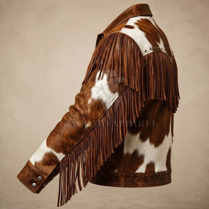 Modern Daily Outfit Casual Wear <b>Men</b> Winter Leather Jacket Genuine Cowhide Full Zip <b>Warm</b> Lining Fashion <b>Coat</b> - Product Image 5