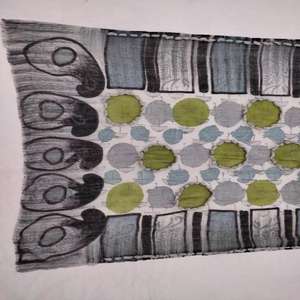 Bufanda Bordada de Lana Merino de Alta Calidad, Estampada a Mano, Suave, Cálida, Ligera, Resistente al Viento, para Todas las Temporadas, para Mujer - Product Image 5