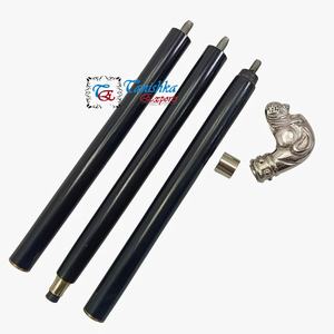 Bastón de Aluminio y Madera Vintage Resistente, Hecho a Mano, para Caminar al Aire Libre, con Mango en Forma de Cabeza de Bulldog, Diseño Antiguo - Product Image 5