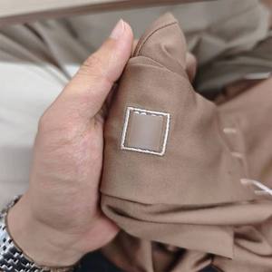 SIDDIQUI HOSINEX Hiyab Largo de Algodón y Chifón para Mujer, Estilo Tradicional Musulmán, Diseño Sólido, Resistente al Viento y Transpirable, para Otoño - Product Image 3