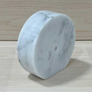 TCE Modern Marble <b>Desk</b> <b>Clock</b> with Quartz Movement Battery Operated-Stylish Home & Office Decor - Product Image 2