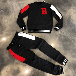 Wholesale French Terry Heavyweight Hoodie <b>Jogger</b> Set Custom Unisex Sweatshirt And Sweatpants Sets For Both Men And Women - Product Image 3