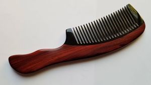 Peines de cuerno de búfalo hechos a mano, accesorios para peinados. - Product Image 6