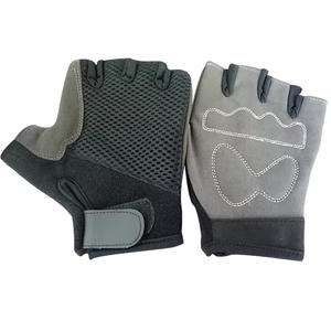 Guantes Deportivos de Medio Dedo SAAR Industries, Transpirables, de Cuero, para Fitness, para Hombre y Mujer, Precio de Fábrica, para Ciclismo - Product Image 5