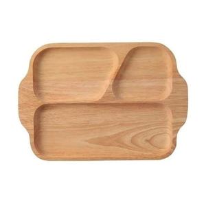Plateau décoratif en bois Rectangle en pin pour la décoration intérieure et les ustensiles de table bols de finition naturelle assiettes de chargeur planche à fromage en bois - Product Image 1