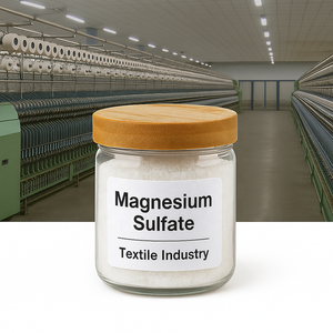 Sulfate de magnésium 7487-88-9 MgSO4 cristal blanc de haute pureté de qualité alimentaire de qualité industrielle - Product Image 4