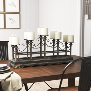 Portavelas de Hierro Resistente al Calor, Ecológico y Duradero, Diseño Premium, Ligero, Decoración Moderna para el Hogar, Artículos para Espacios de Vida, Bodas - Product Image 6