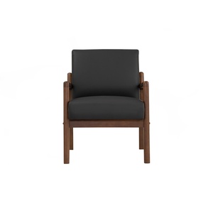 Luxury Single Seater <b>Sofa</b> with Solid <b>Wood</b> <b>Frame</b> Modern Upholstered Armchair for Home Living Room Apartment Hotel Use - Product Image 2