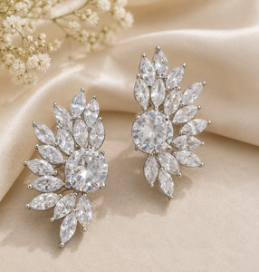 Hot Sale <b>925</b> <b>Silver</b> <b>Earrings</b> Elegant Fashion Jewelry Studs For Women With Timeless Sparkle Available At Wholesale Price - Product Image 5