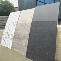 Panneau mural décoratif en plastique pour intérieur, revêtement mural en PVC, dalles de marbre en PVC SPC