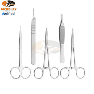 Juego de Instrumentos Quirúrgicos Manuales de Acero Inoxidable, Herramientas Quirúrgicas Ortopédicas, Kit de Práctica de Sutura para Estudiantes - Product Image 2