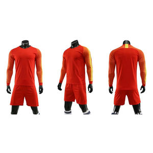 Trajes Deportivos de Fútbol Personalizados, Conjuntos de Camiseta de Fútbol de Manga Larga para Hombre, Tallas 22-2XL, Transpirables, con Protección UV 100% - Product Image 6