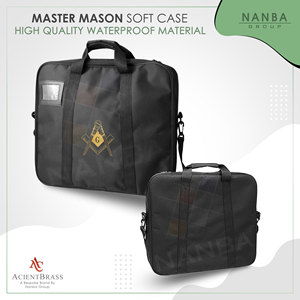 MM-WM Gold Square and Compass Soft <b>Case</b> - Product Image 2