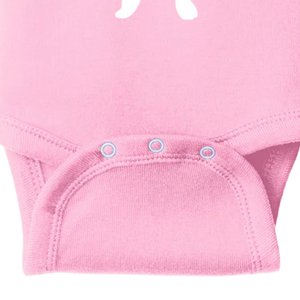 Body de Bebé para Niña, Modelo Future Pretty Girl, Color Rosa, con Estampado Verde, Manga Corta, Cierre de Broches, Algodón Suave, para Recién Nacidas - Product Image 6
