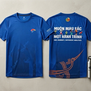 เสื้อยืดวิ่งเพอร์ฟอร์แมนซ์ แห้งเร็ว สำหรับกิจกรรมกีฬาในชุมชนและงานมาราธอน - Product Image 1