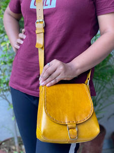 กระเป๋าสะพายหนังมีสไตล์กระเป๋าหนังแข็งกระเป๋าสะพายไหล่กระเป๋าหนังม้ากระเป๋าสะพายไหล่สำหรับผู้หญิง - Product Image 2