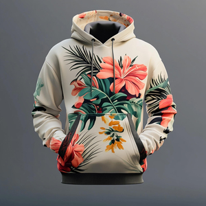 Sweat à capuche personnalisé avec logo, 450 g/m², coupe oversize, streetwear, unisexe, vente en gros, OEM - Product Image 2