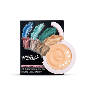 Fard à paupières scintillant coloré, format voyage, pour carnations moyennes, maquillage en marque blanche - Product Image 2