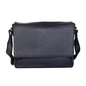 Sacs à bandoulière professionnels en cuir véritable faits à la main pour ordinateur portable, avec rabat, pour le bureau, exportation indienne, directement de l'usine - Product Image 1