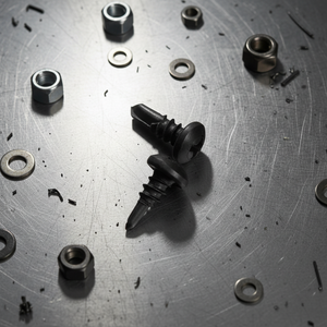 สกรูเจาะยึดติดเอง PDC 11 เหล็กกล้าคาร์บอนเคลือบดำ หัวฟิลลิปส์ เกลียวหยาบ ขนาดนิ้ว เกรด 4.8/6.8 มาตรฐาน DIN/ISO - Product Image 1