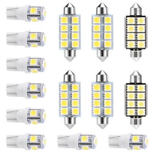 14pcs T10 41mm Festoon LED Light Bulbs 6000K White for Interior Dome Map License <b>Plate</b> Trunk <b>Side</b> & Positioning Lights - Product Image 1