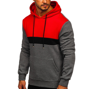 Sweat à capuche pour homme en molleton de coton épais, coupe classique, respirant, séchage rapide, avec poche, décontracté, hiver, vente en gros, personnalisable - Product Image 3