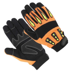 Guantes de Trabajo Amara Optimal Anti-Impacto con Puño de Seguridad de TPE, Inserto de TPR Duradero, Protección Mecánica Contra la Abrasión por Calor - Product Image 4