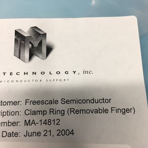 AMAT 0020-30710 RING CLAMP SEMICONDUCTOR, 116552 - อุปกรณ์และอะไหล่เซมิคอนดักเตอร์ระดับโลกที่เชื่อถือได้ - Product Image 3
