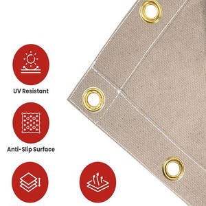 Toile de ring de boxe en coton pour académie d'arts martiaux, couverture de sol MMA, plateforme d'entraînement et de combat, logo personnalisé, Pro Fit Wear - Product Image 4