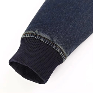 Vestes en jean d'hiver pour hommes, personnalisées, de haute qualité, élégantes et tendance, fabriquées en 100 % polyester et coton, vente en gros - Product Image 4