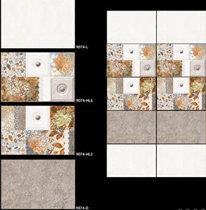 Carreaux de céramique numériques 30x45cm avec finition brillante et mate pour mur et sol de salle de bain décoratifs - Product Image 1