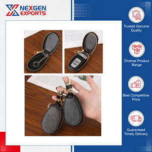 Assured Quality Fashion Waterproof PU Leather Multifunctional Key Holder <b>Storage</b> Bag for Daily Use - Product Image 4