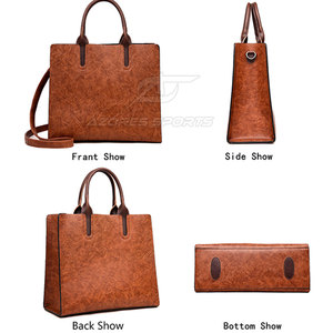 Sac à main en cuir véritable AZORES SPORTS pour femme, sac à bandoulière tendance, élégant, durable, pour usage quotidien, fermeture éclair - Product Image 4