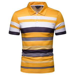 Prix de gros, prix bas, polos en jersey 100% coton, logo imprimé personnalisé, broderie, manches courtes, polos pour hommes - Product Image 1