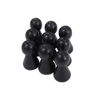 Kung-vérificateur GD — jeu pour enfants, 15x27mm, 100 pièces, noir, pawman en bois, échecs