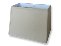 Vente en gros d'abat-jour rectangulaire rigide en tissu couvre lampe fabriquée à la main par un fabricant indien