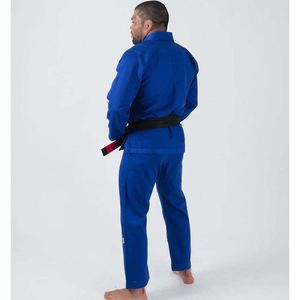 Uniforme de Jiu-jitsu Brasileño Azul Personalizado al por Mayor, Kimono 100% Algodón para Competencia y Entrenamiento, Diseña Tu Propio Traje de Bjj - Product Image 5